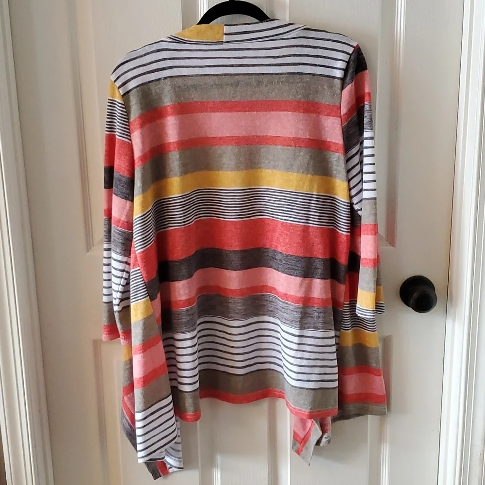 Dearcase women's open front cardigan. Size large. - Picture 2 of 5
